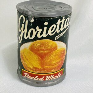 Glorietta Canned Peaches Pretend Play Toy Food One Plastc Can Vintage 1970